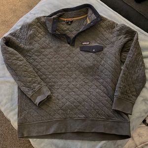Patagonia quilted quarter button pullover